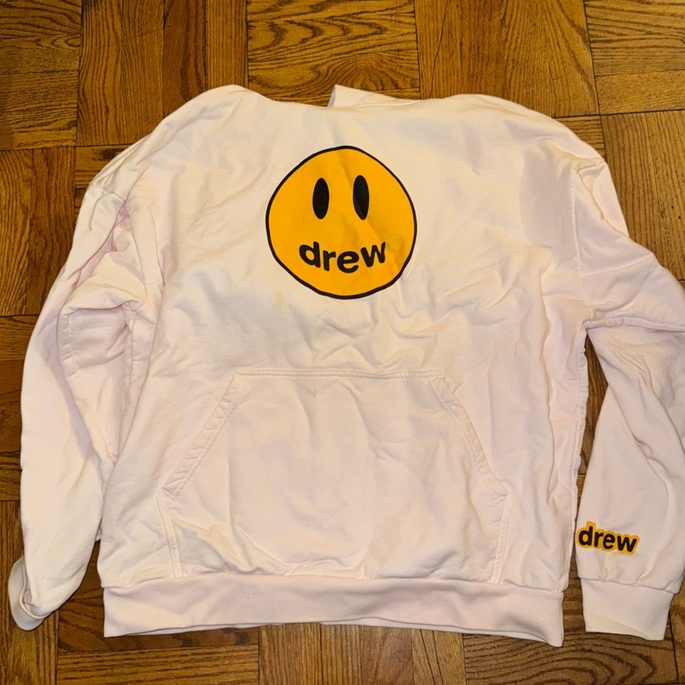 LIGHT PINK JUSTIN BIEBER DREW HOODIE